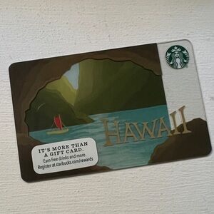 Collectible “Hawaii”  Starbucks gift card